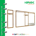 Customized retail store clothes hanging system